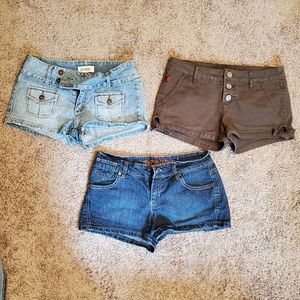 3 pairs of Bongo shorts